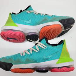 Nike Lebron 16 Low Air Max Trainer 2 Hyper Jade Mens Basketball Size 9.5 CI2668-301 alternative image