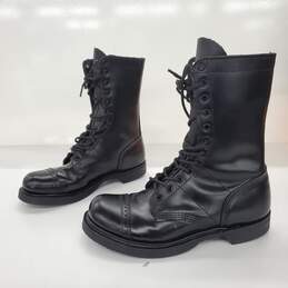 Corcoran 975 Men's 10in Black Leather Combat Jump Boots Size 7.5D
