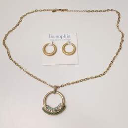 Lia Sophia Gold Tone Jewelry Set alternative image