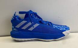 Adidas FU6809 Dame 6 Glory Blue Sneakers Men's Size 8