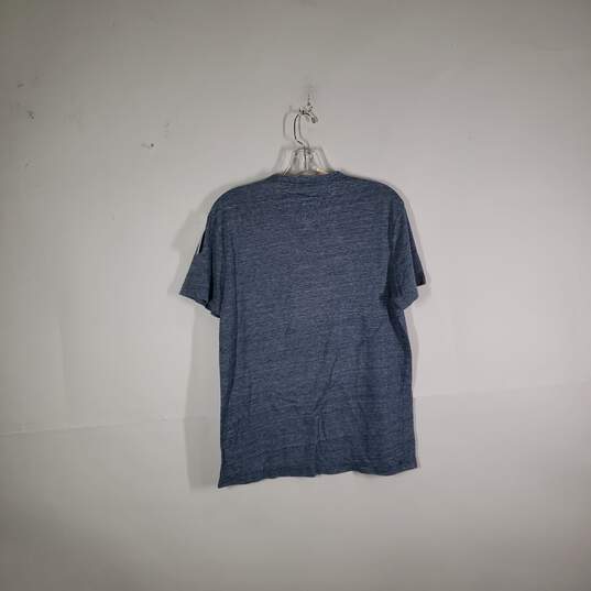 Vintage Mens Henley Neck Short Sleeve Chest Pocket T-Shirt Size Medium image number 2