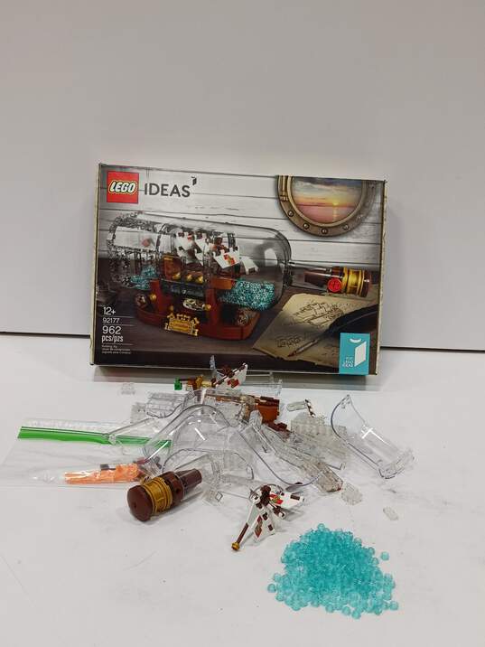 Lego Ideas Ship in a Bottle Set #92177 image number 1
