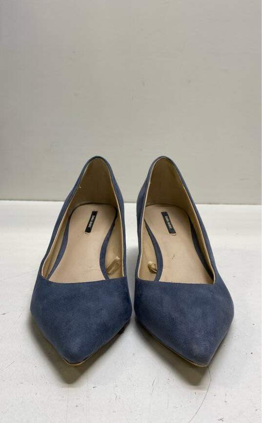Zara Basic Blue Pump Heel Women 9.5 image number 2
