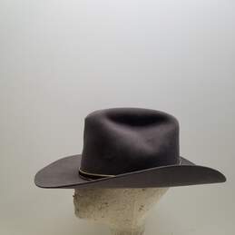 Beaver Brand Hats Grey Cowboy Hat Size 7 alternative image
