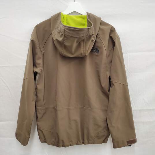 The North Face MN's Cryptic Full Zip Fleece Lining Brown Hoody Jacket Size S image number 2