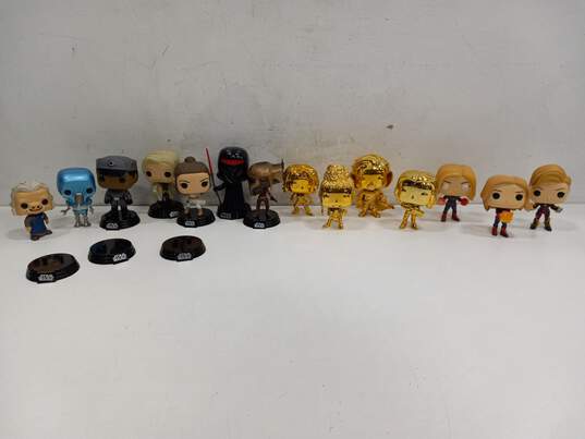 Lot of 14 Assorted Funko Pop! Bobbleheads image number 1