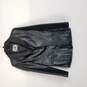 A Collezioni Men Black Faux Leather Jacket S image number 1