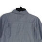 NWT Mens Blue Spread Collar Long Sleeve Button-Up Shirt Size X-Large image number 4