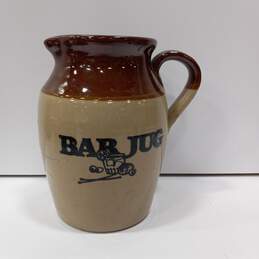 Pearsons Of Chesterfield Brown and Tan Stoneware Jug