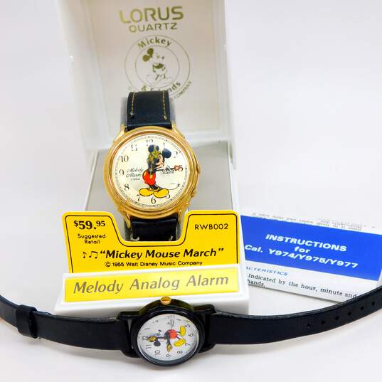 Collectible Vintage Disney Lorus Quartz Mickey Mouse Watches 121.1g image number 8