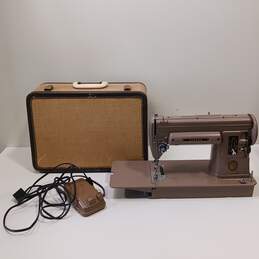 Vintage Electric Sewing Machine Model 301A in Case