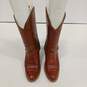 Laredo Women's Brown Leather Western Style Boots Size 7 image number 3