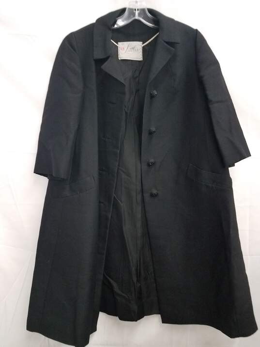 Littler Women's Button-Down Black Coat *No Size Listed* image number 1