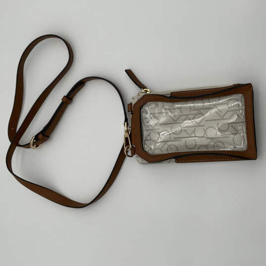Buy the Womens White Monogram Detachable Strap Bag Charm Phone Holder  Crossbody Bag