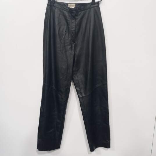 Women’s Vintage Coldwater Creek Leather Pants Sz 10 image number 1