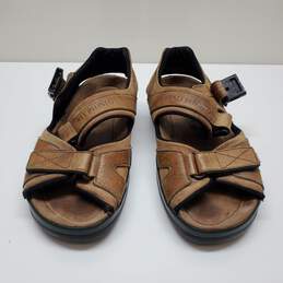 Mephisto Shark Fit Sandals Men's US 42 Brown Leather Hook and Loop Sandals