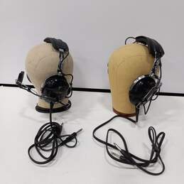 Vintage Pair Of P-51 General Aviation Headsets