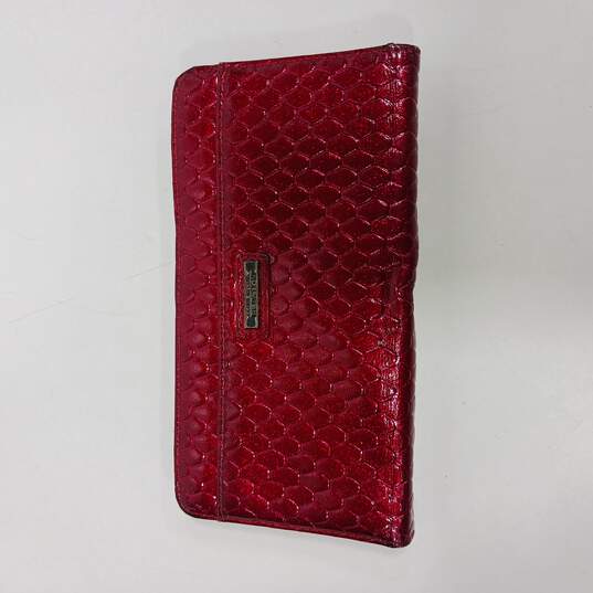 Kenneth Cole Reaction Red Leather Wallet image number 1