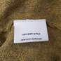 Eileen Fisher WM's Draped 100% Baby Alpaca Mustard Color Blouse Size PM image number 3