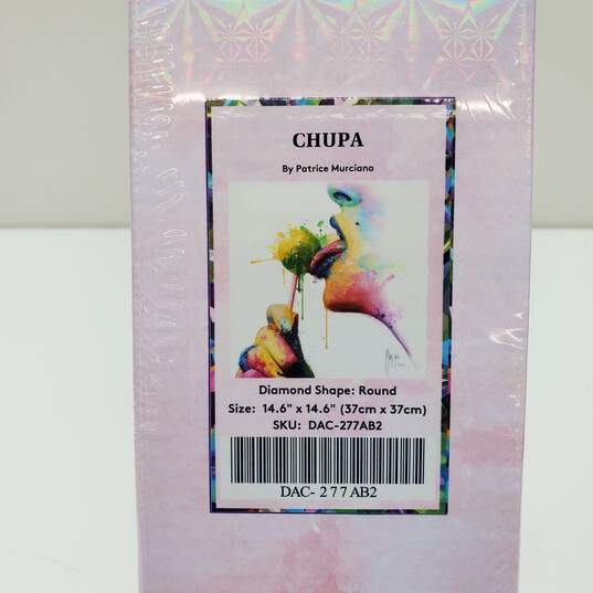 SEALED Diamond Art Club Kit DIY 'CHUPA' 37cmx37cm Round Diamond Shape image number 1
