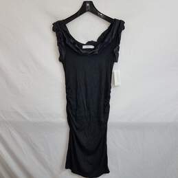 Robert Rodriquez women's sleeveless knit tunic dress black L nwt