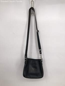 Coach Womens Black Leather Inner Divider Adjustable Strap Crossbody Bag alternative image