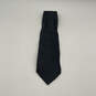 Mens Blue Striped Silk Four-In-Hand Adjustable Formal Pointed Neck Tie image number 1