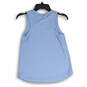 NWT Womens Blue Crew Neck Sleeveless Pullover Tank Top Size XS image number 2