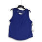 NWT 90 Degree By Reflex Womens Blue Mesh Cut Out Sleeveless Tank Top Sz XL image number 1