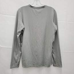 Patagonia MN's Capilene Baselayer Gray Long Sleeve Pullover T Size M alternative image