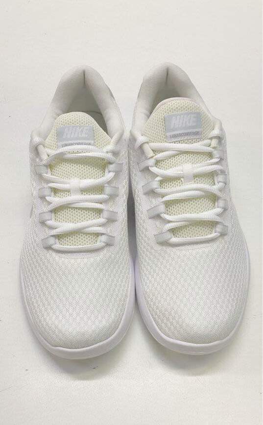 Nike Lunar Converge White Athletic Shoes Women's Size 11 image number 5