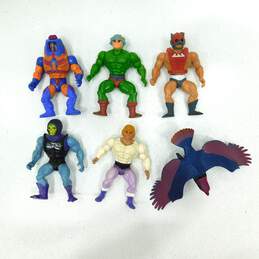 VTG 1980s Masters Of The Universe Action Figures He-Man Skeletor Falcon