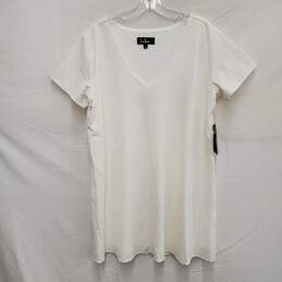 NWT Lulu's WM's 100% Polyester White Shift Dress Size L
