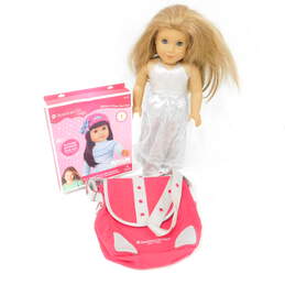 American Girl McKenna Brooks 2012 GOTY Doll w/ AG Place Bag & Knit Hat Kit