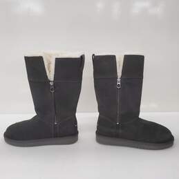 Koolaburra by Ugg Women's US Size 7 EU 38 Gray Leather Tall Winter Boots