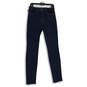 Womens Blue Denim Pockets Medium Wash Slim Fit Skinny Leg Jeans Size 10L image number 1