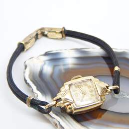 Vintage Croton Swiss 14K Yellow Gold Case 17 Jewels Women's Watch 8.8g