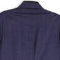 Mens Navy Blue Notch Lapel Long Sleeve Flap Pocket Two Button Blazer Size 44R image number 4