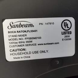 Sunbeam Mixmaster FPSBSM2103 Heritage Series Countertop Mixer - Parts/Repair Untested alternative image