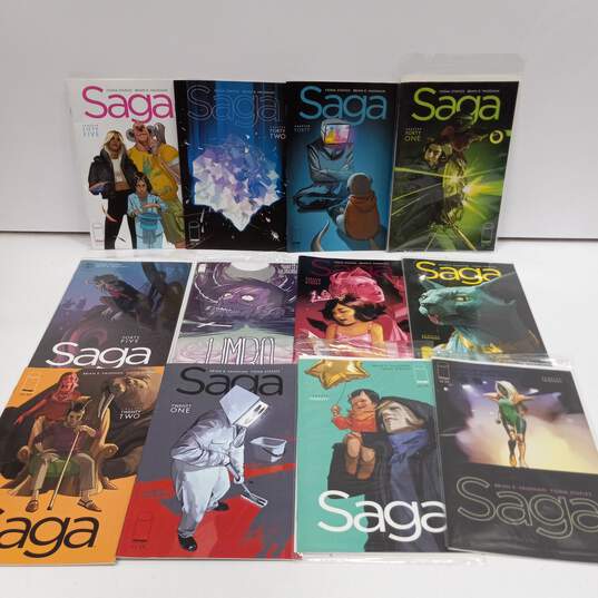 Bundle of 12 Saga Comic Books image number 1