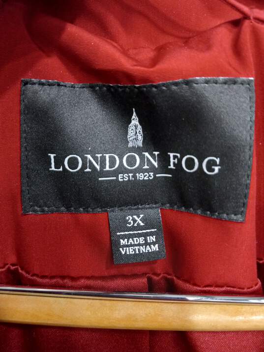 Women’s London Fog Belted Overcoat Sz 3X image number 3