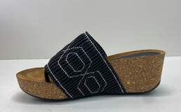 Donald Pliner Cork Wedge Slide Sandals Heels Shoes Size 9 B alternative image