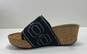 Donald Pliner Cork Wedge Slide Sandals Heels Shoes Size 9 B image number 2