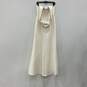 Womens Michaella White Front Slit Strapless Cocktail Maxi Dress Size 4 image number 2
