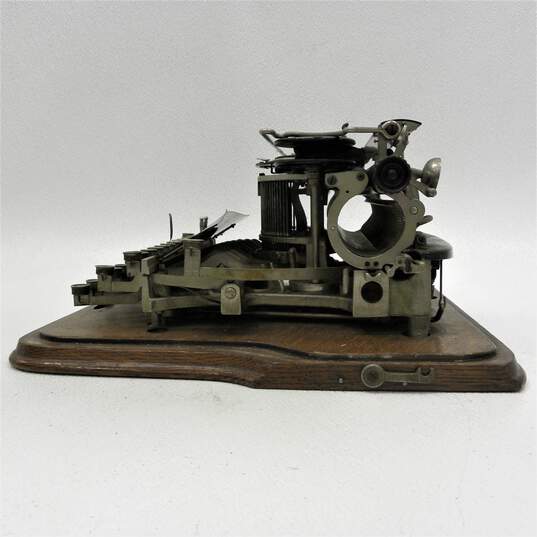 Antique Hammond Multiplex Typewriter w/ Case image number 8