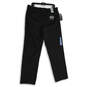 NWT Mens Black Flat Front Slash Pocket Straight Leg Chino Pants Sz W36 L34 image number 2