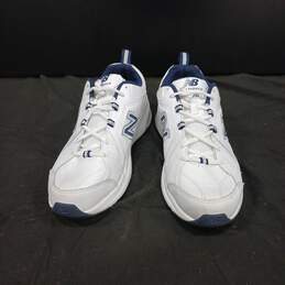 New Balance Men's 608 White/Navy Casual Comfort Cross Trainers Size 9.5