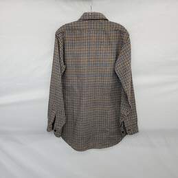 Pendleton Navy & Beige Wool Button Up Shirt MN Size S alternative image