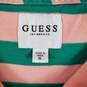 Guess Men Pink Striped Logo T Shirt XL image number 3