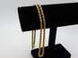 18K Two Tone Gold Twisted Rope Chain Necklace 32.4g image number 1